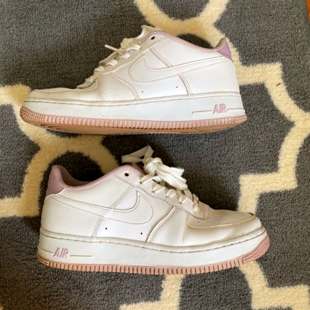 Nike Air Force Ones, women's 8.5, Big Kids 7, UK 6